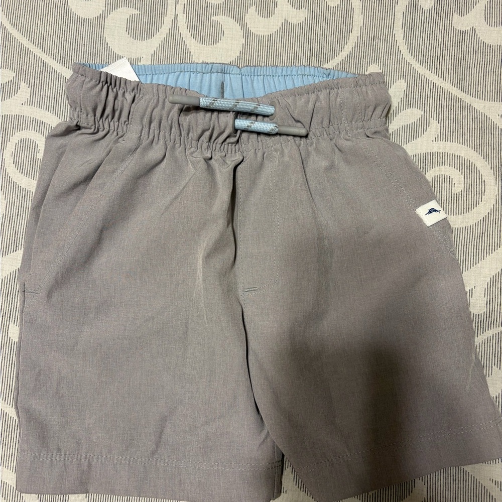 Tommy Bahama Kids Light Gray Active Shorts